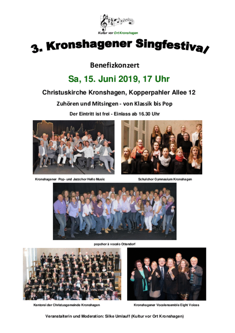 Kronshagen 3 Kronshagener Singfestival